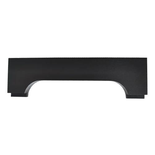 Nóżkozaślepki PEŁNE do profilu aluminiowego 160mm CZARNE nóżki komplet - wysokość 47 mm - PCV - 2szt